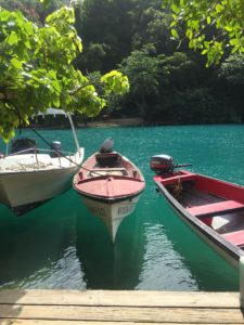 blue lagoon jamaica boat