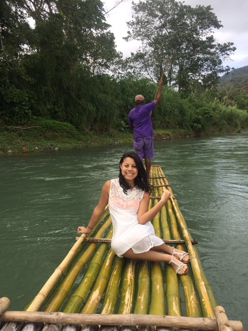 Sandals Dunn's River - bamboo raft float jamaica