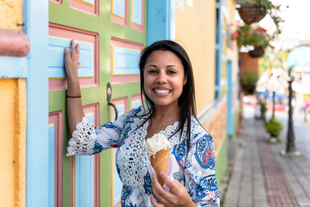 Colombia South America guatape tour ice cream