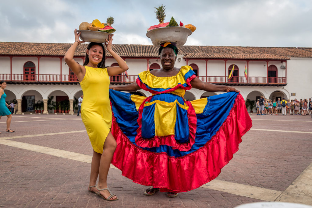 Colombia South America palenqueras cartagena