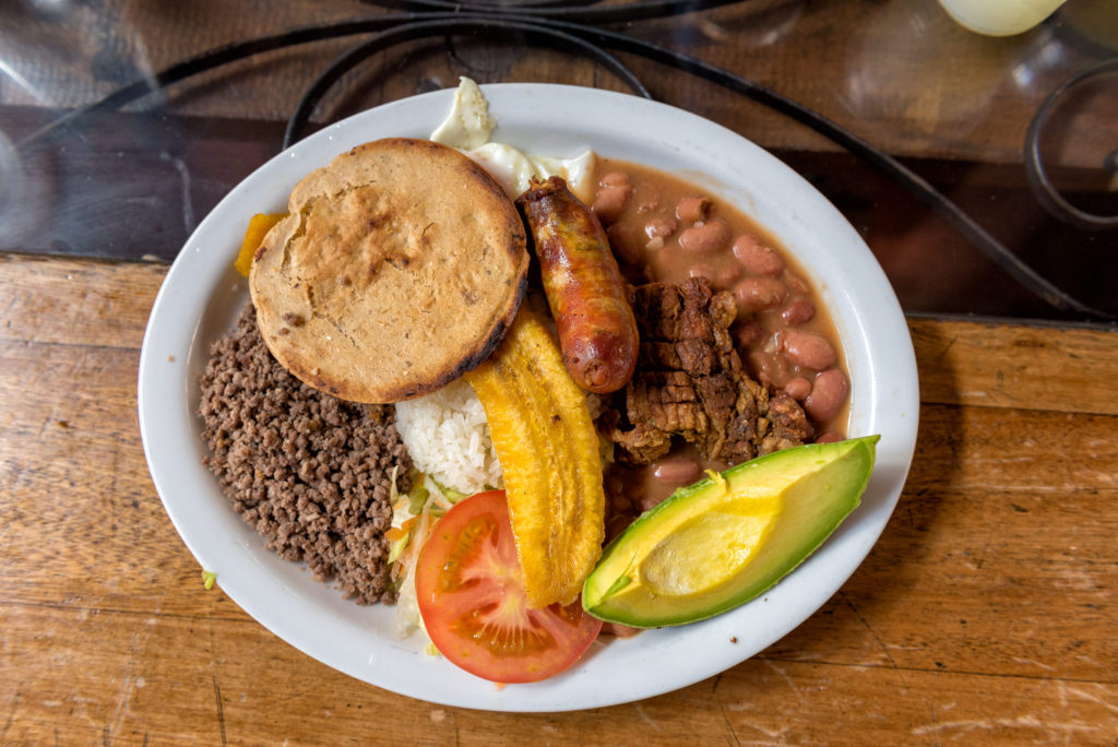 Guatape tour - Colombia South America bandeja paisa