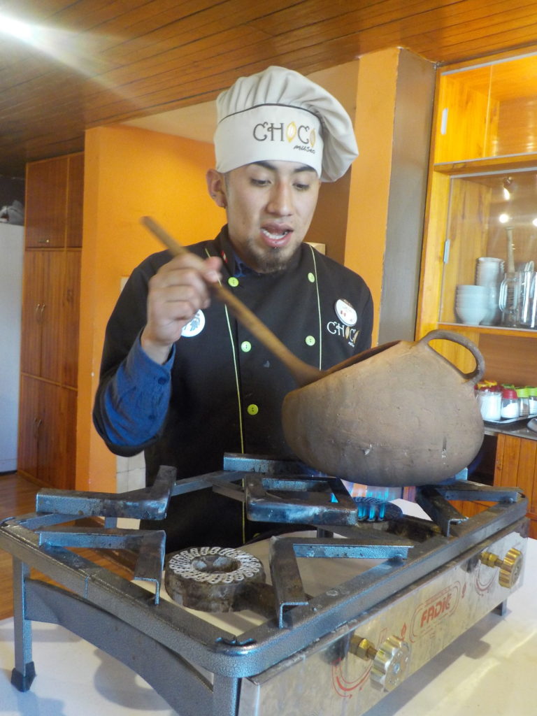 chocolate beans cacao ChocoMuseo Cusco - machu picchu trip