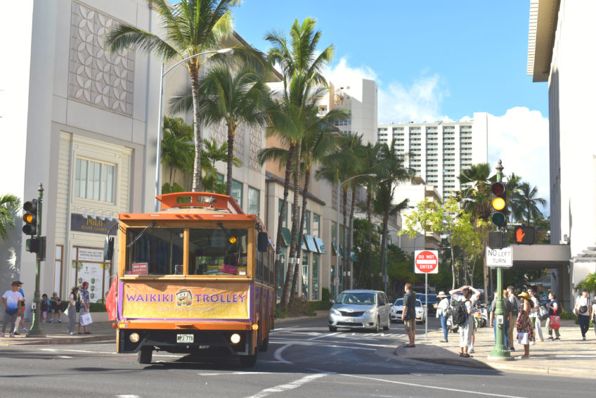 Oahu Waikiki trolley