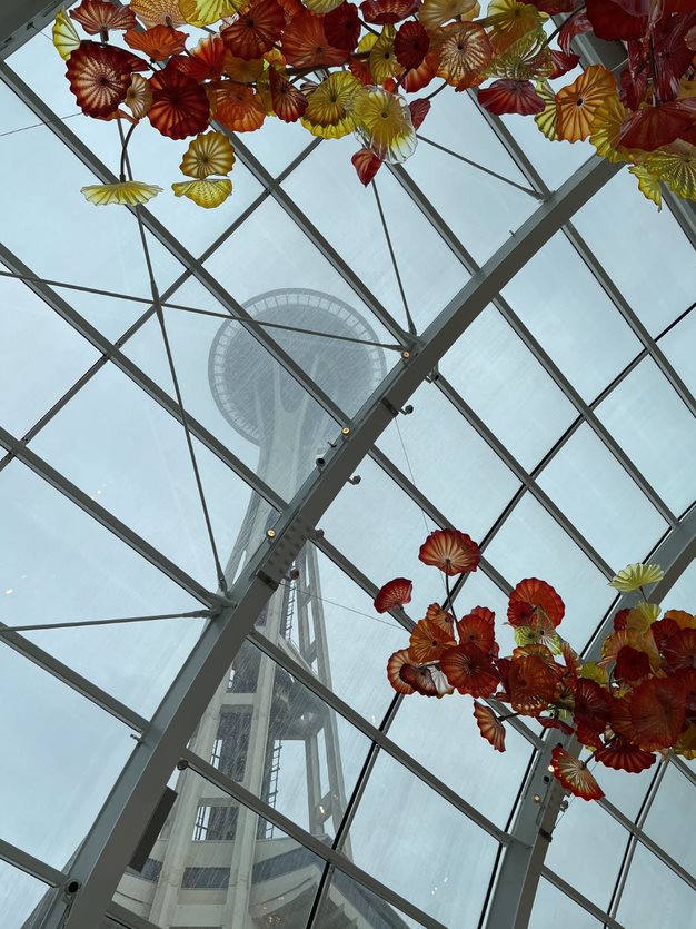 Chihuly Space Needle - Seattle Girls Trip