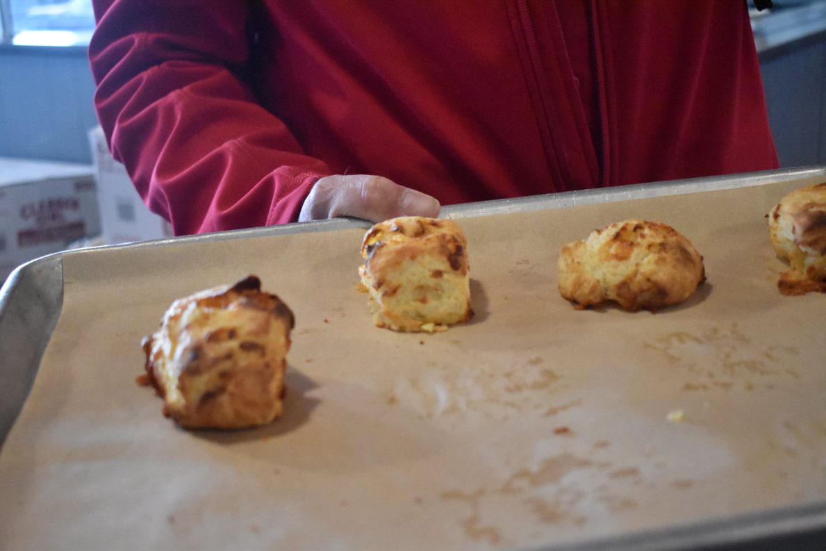 cheddar biscuits - Pike Place Market Tour