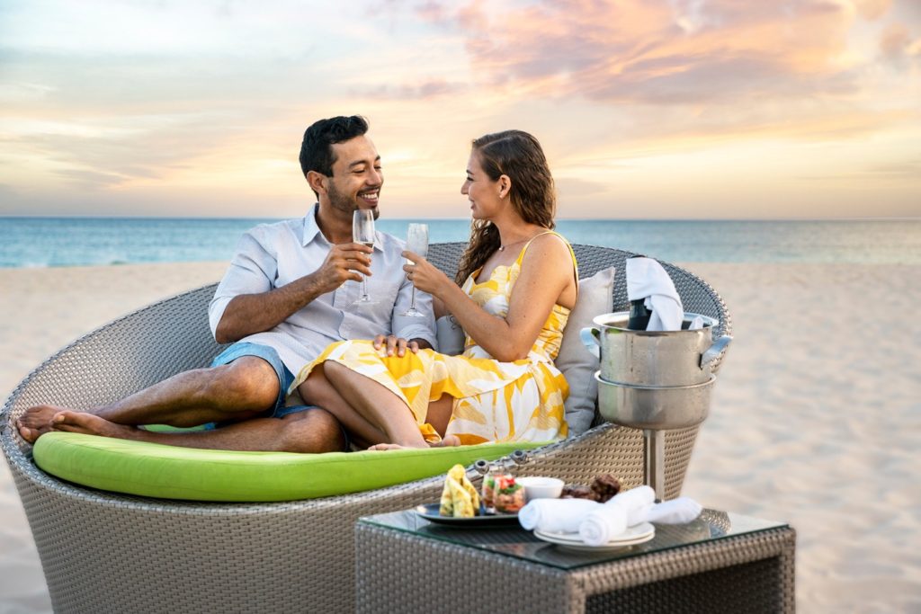 Aruba One Happy Honeymoon Program - Bucuti and tara private dinner