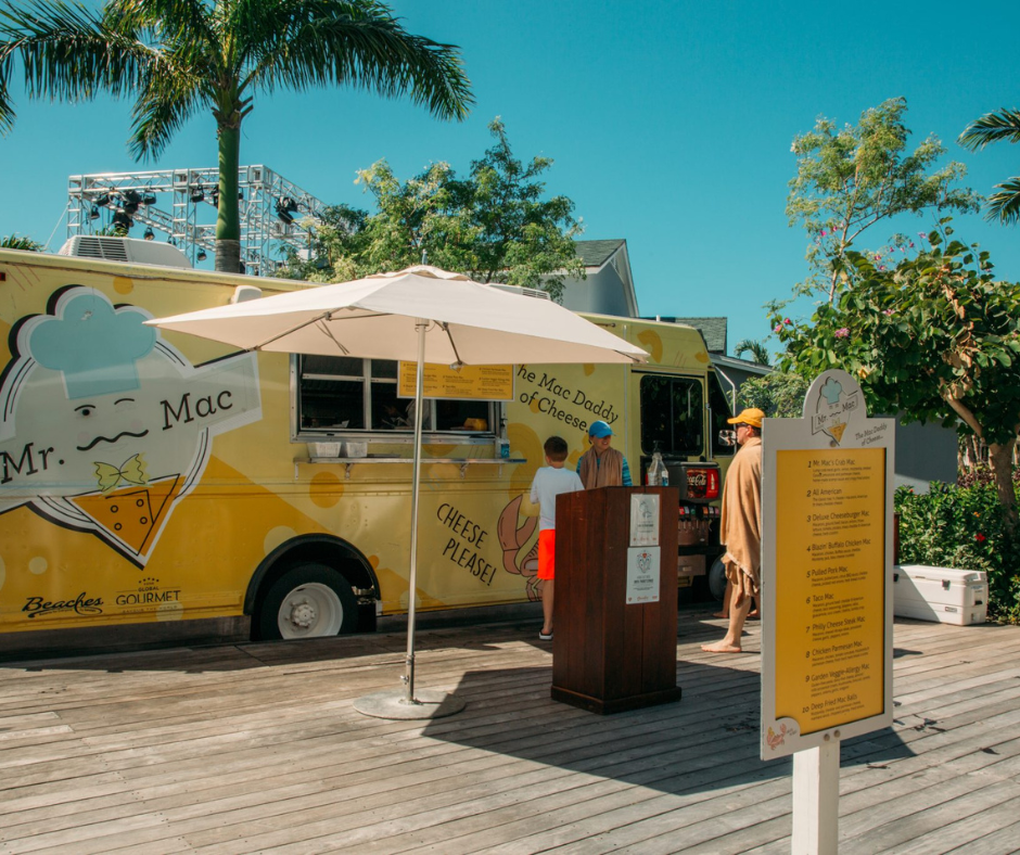 Hotels in Turks and Caicos - Beaches Turks and Caicos mac and cheese truck