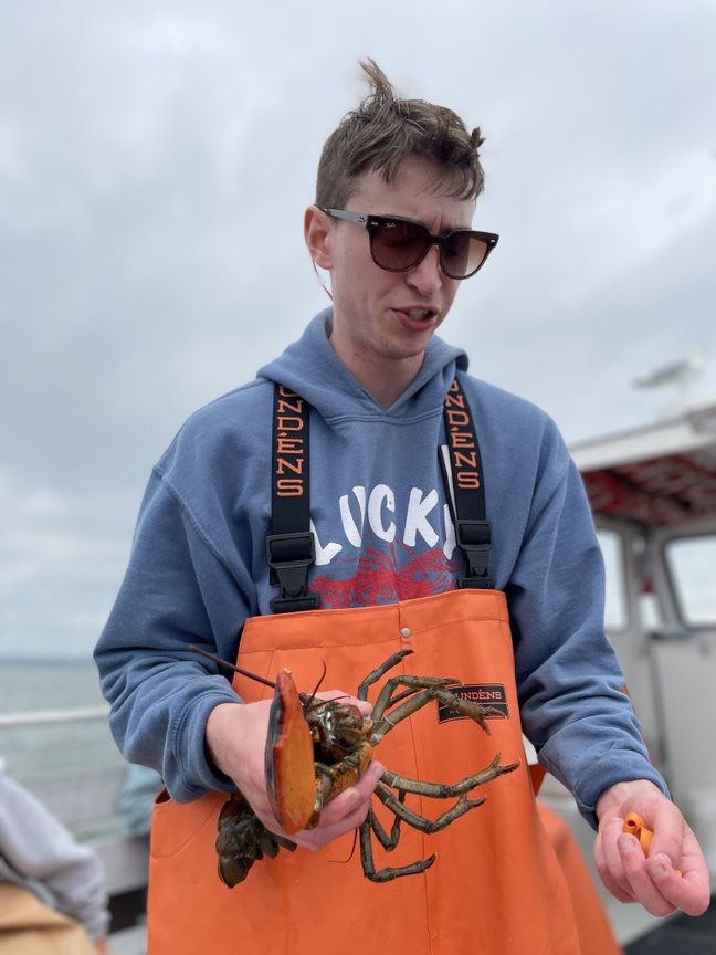 Lucky Catch Cruises: Catching Lobster in Portland Maine
