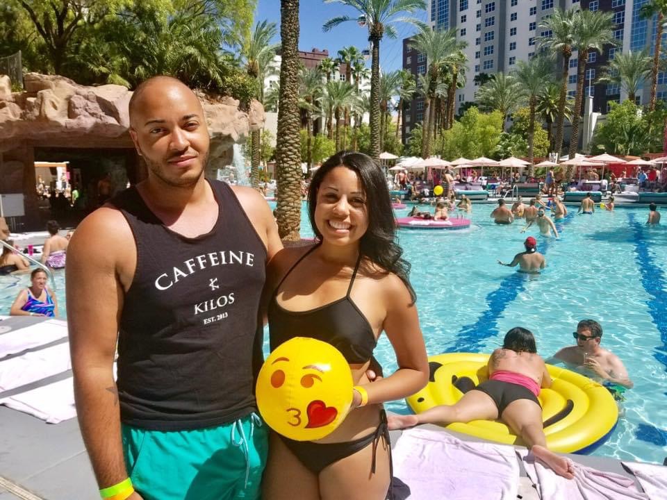 sachin and babi light blue dress Pool Party Dress Code main image 0
