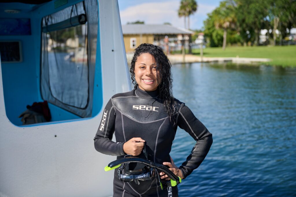 Swimming with Manatees in Crystal River Florida