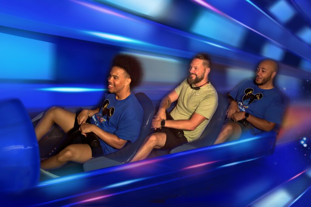 Visiting Magic Kingdom - Space Mountain Ride